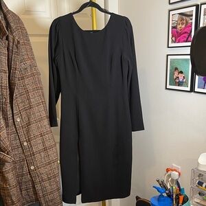 Dress the Population Nadia Black Long Sleeve Dress